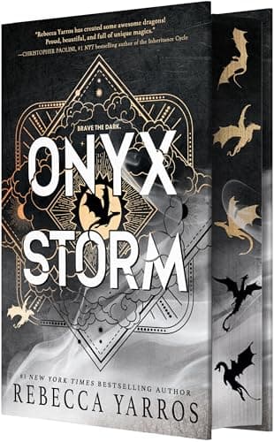 Book cover for Onyx Storm (Standard Edition) by Rebecca Yarros